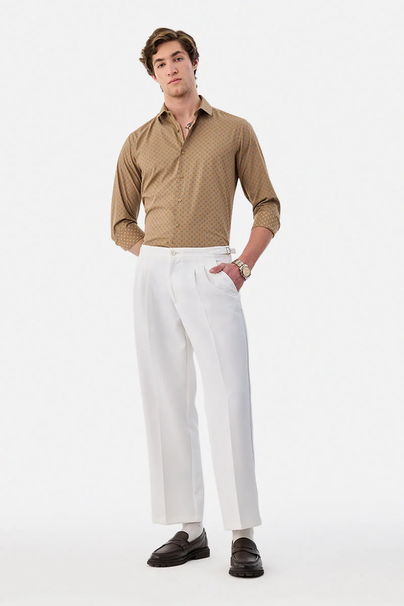 SNITCH Slim Fit 100% Cotton Printed Shirt